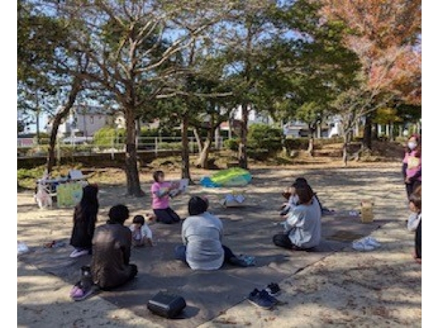 2021年11月度 棚田公園にて楽しいどんぐり広場を開催